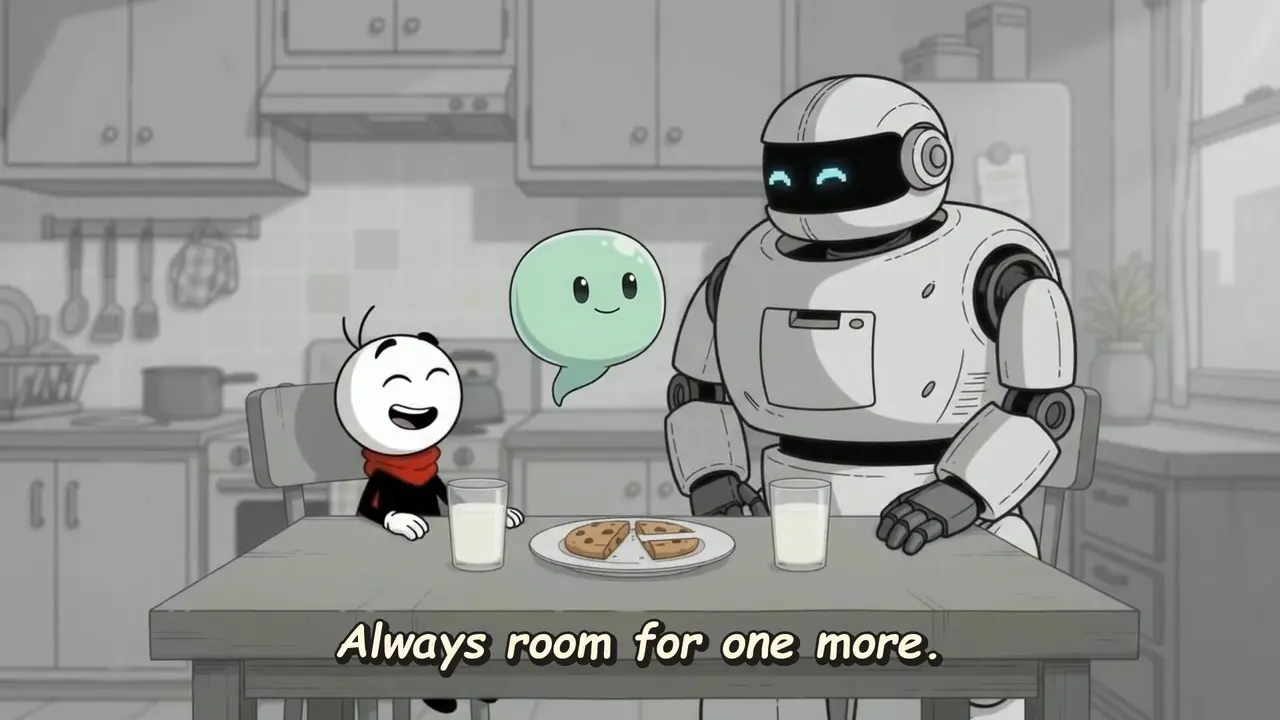 One Cookie, Three Friends