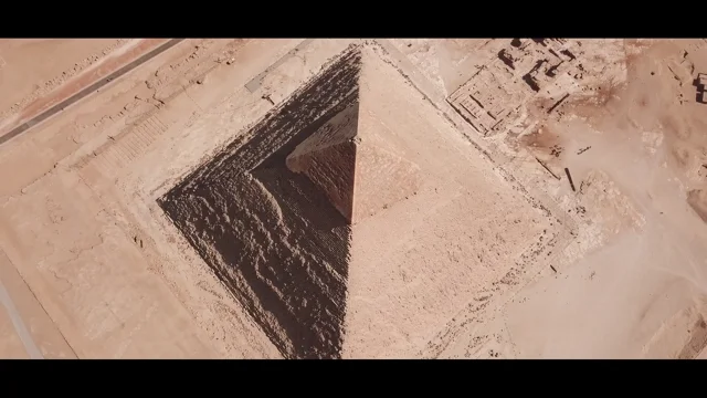Aerial view of the Great Pyramid — The Vault of Sand, Episode One: Before the Ruins